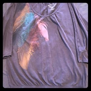 Sonoma Quarter Sleeve Feather shirt